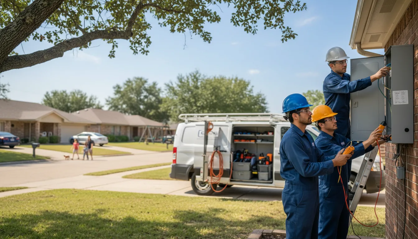 Certified electrician providing emergency electrical services in Foxboro, WI